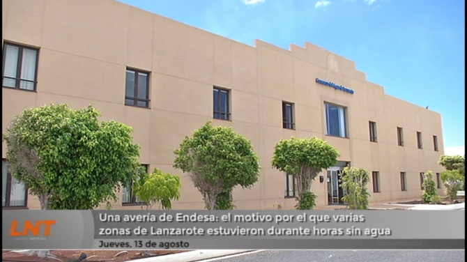 En 24 horas se restablecerá la normalidad en el servicio del agua de Lanzarote