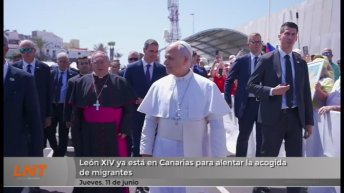 León XIV ya está en Canarias para alentar la acogida de migrantes León XIV ya está en Canarias para alentar la acogida de migrantes