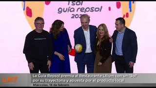 La Guía Repsol premia al Restaurante Lilium con un "Sol" La Guía Repsol premia al Restaurante Lilium con un "Sol"