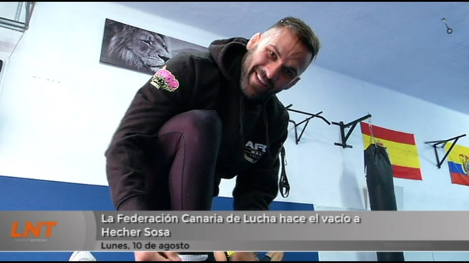 La Federación Canaria de Lucha hace el vacío a Hecher Sosa La Federación Canaria de Lucha hace el vacío a Hecher Sosa