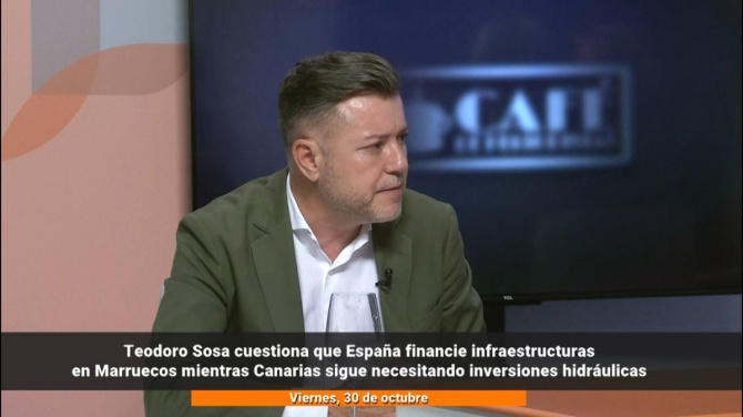 Sosa critica que España financie desaladoras en Marruecos mientras Canarias necesita inversiones Sosa critica que España financie desaladoras en Marruecos mientras Canarias necesita inversiones