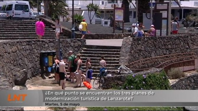 ¿En qué punto se encuentran los tres planes de modernización turística de Lanzarote?