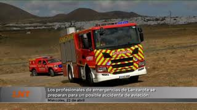 ¡S.O.S., avión siniestrado en Lanzarote!