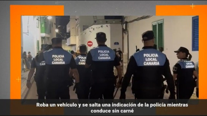 Persecución de película en Famara