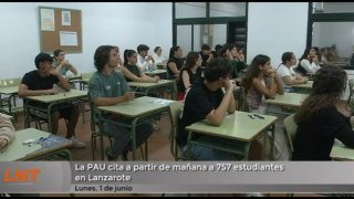 La PAU cita a partir de mañana a 757 estudiantes en Lanzarote La PAU cita a partir de mañana a 757 estudiantes en Lanzarote