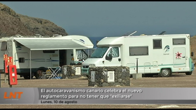 El autocaravanismo canario celebra el nuevo reglamento para no tener que "exiliarse" El autocaravanismo canario celebra el nuevo reglamento para no tener que "exiliarse"