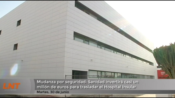 Mudanza por seguridad: Sanidad invertirá casi un millón de euros para trasladar el Hospital Insular
