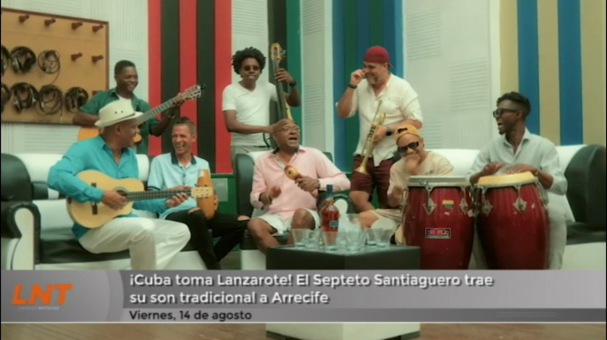 ¡Cuba toma Lanzarote! El Septeto Santiaguero trae su son tradicional a Arrecife ¡Cuba toma Lanzarote! El Septeto Santiaguero trae su son tradicional a Arrecife