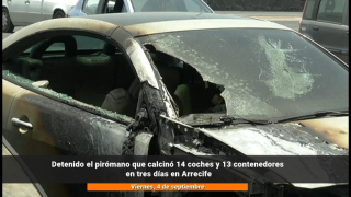 Detenido  el último pirómano que tenía en vilo a Arrecife