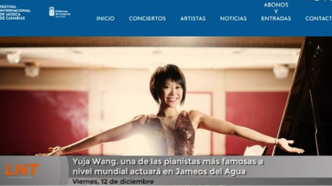 Yuja Wang, una de las pianistas más famosas a nivel mundial actuará en Jameos del Agua Yuja Wang, una de las pianistas más famosas a nivel mundial actuará en Jameos del Agua