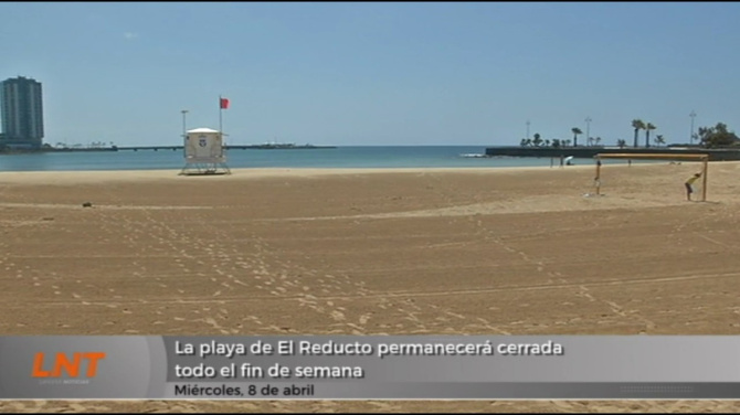 La playa de El Reducto permanecerá cerrada todo el fin de semana La playa de El Reducto permanecerá cerrada todo el fin de semana