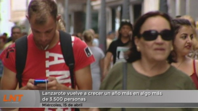 Lanzarote vuelve a crecer un año más en algo más de 3.500 personas