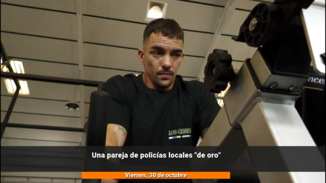 Una pareja de policías locales "de oro" Una pareja de policías locales "de oro"