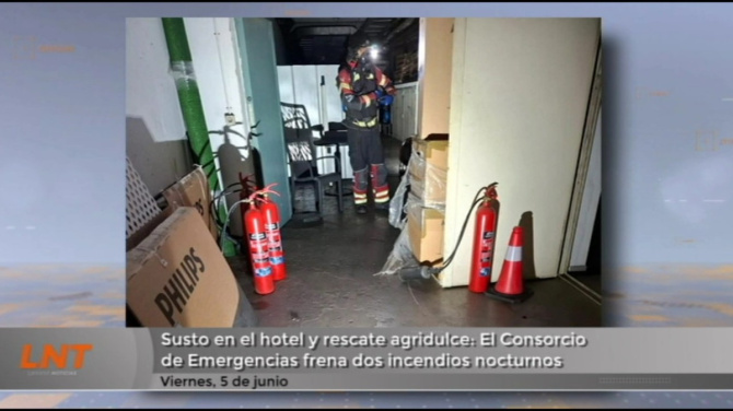 Susto en el hotel y rescate agridulce