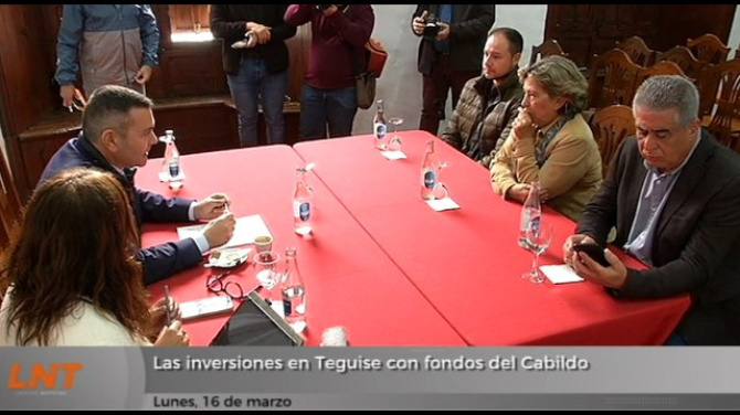 Las inversiones en Teguise con fondos del Cabildo Las inversiones en Teguise con fondos del Cabildo