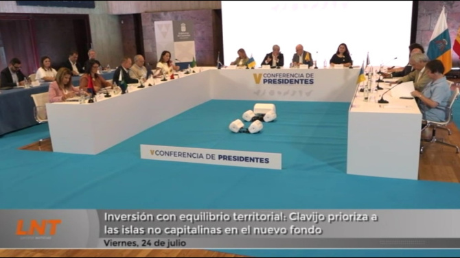 Inversión con equilibrio territorial: Clavijo prioriza a las islas no capitalinas en el nuevo fondo Inversión con equilibrio territorial: Clavijo prioriza a las islas no capitalinas en el nuevo fondo