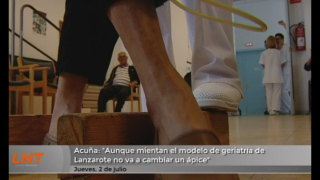 Acuña: "Por mucho que mientan el modelo de geriatría de Lanzarote no va a cambiar un ápice" Acuña: "Por mucho que mientan el modelo de geriatría de Lanzarote no va a cambiar un ápice"