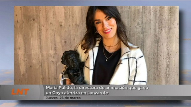 María Pulido, la directora de animación que ganó un Goya aterriza en Lanzarote María Pulido, la directora de animación que ganó un Goya aterriza en Lanzarote