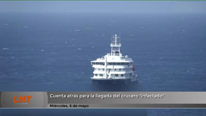 Cuenta atrás para la llegada del crucero infectado