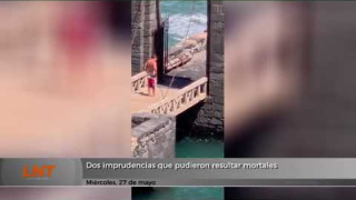 Dos imprudencias que pudieron resultar mortales Dos imprudencias que pudieron resultar mortales
