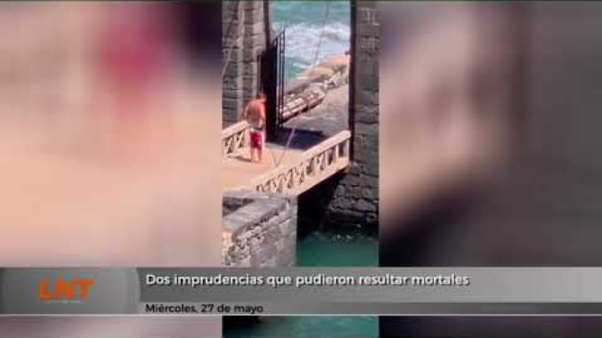 Dos imprudencias que pudieron resultar mortales Dos imprudencias que pudieron resultar mortales