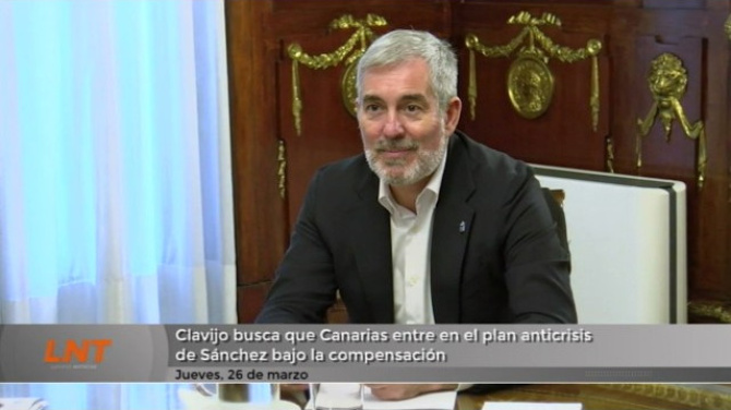 Clavijo busca que Canarias entre en el plan anticrisis de Sánchez bajo la compensación Clavijo busca que Canarias entre en el plan anticrisis de Sánchez bajo la compensación