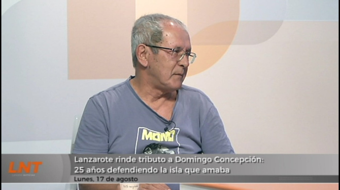 Lanzarote rinde tributo a Domingo Concepción: 25 años defendiendo la isla que amaba Lanzarote rinde tributo a Domingo Concepción: 25 años defendiendo la isla que amaba