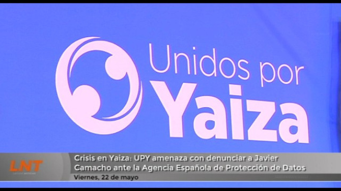 Crisis en Yaiza: UPY amenaza con denunciar a Javier Camacho ante la Agencia Española de Protección de Datos Crisis en Yaiza: UPY amenaza con denunciar a Javier Camacho ante la Agencia Española de Protección de Datos