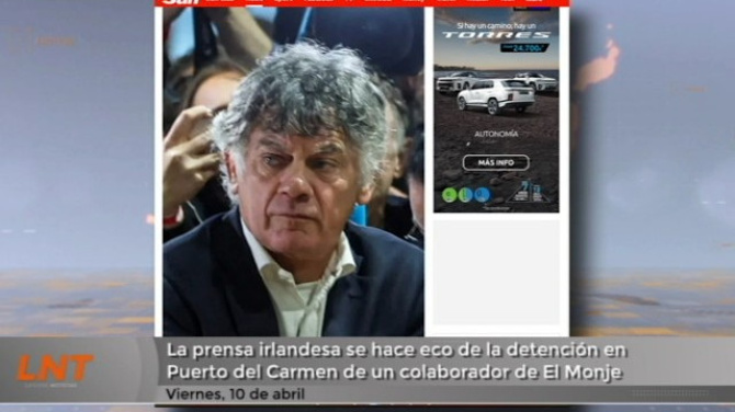 Detenido en Puerto del Carmen un colaborador de El Monje