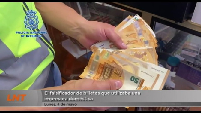 El falsificador de billetes que usaba una impresora doméstica