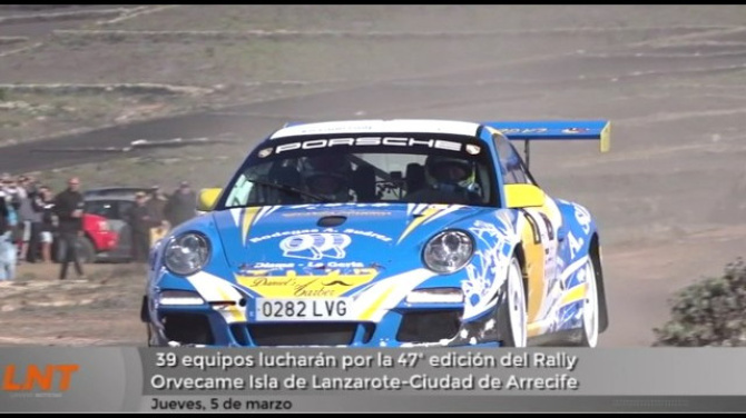 39 equipos lucharán por la 47ª edición del Rally Orvecame Isla de Lanzarote-Ciudad de Arrecife