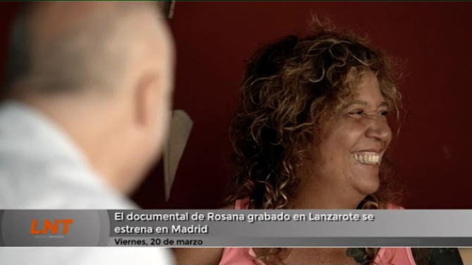 Rosana estrena en Madrid la docuserie Mejor vivir sin miedo grabada en Lanzarote