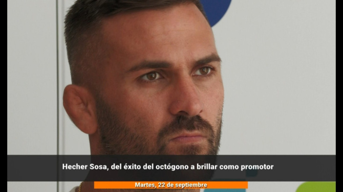 Hecher Sosa, del éxito del octógono a brillar como promotor 