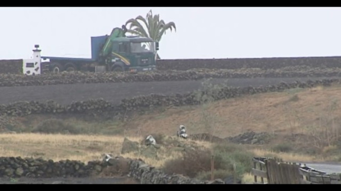 Las lluvias dan un respiro al campo de Lanzarote