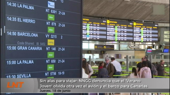 Canarias, sin alas para viajar