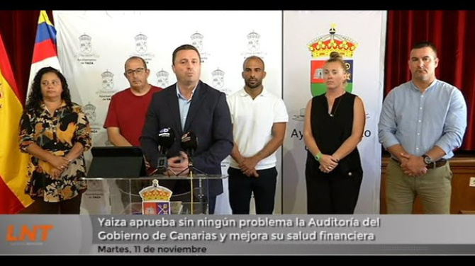 Yaiza aprueba sin ningún problema la Auditoría del Gobierno de Canarias Yaiza aprueba sin ningún problema la Auditoría del Gobierno de Canarias