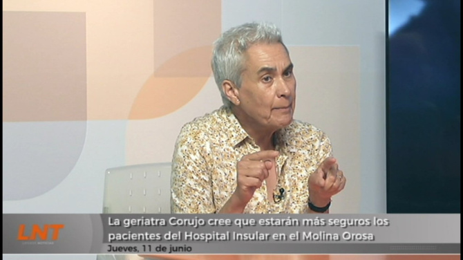 La veterana geriatra Elisa Corujo cree que el traslado de los pacientes del Insular será positivo La veterana geriatra Elisa Corujo cree que el traslado de los pacientes del Insular será positivo