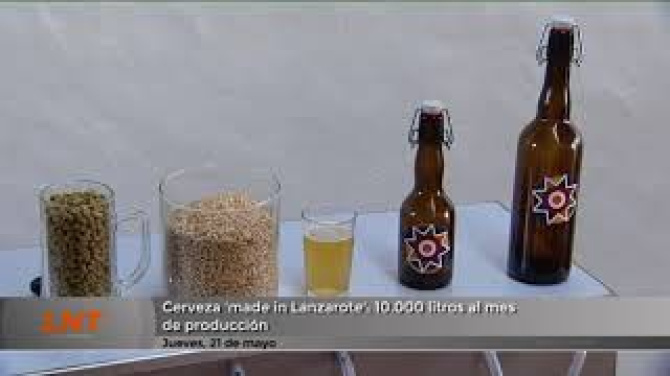 Cerveza 'made in Lanzarote': 10.000 litros al mes de producción Cerveza 'made in Lanzarote': 10.000 litros al mes de producción