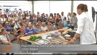 Playa Honda se rindió al sabor local con Samantha Vallejo-Nágera