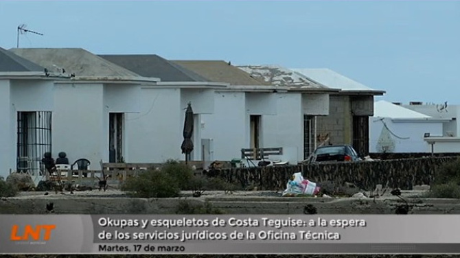 Okupas y esqueletos de Costa Teguise: a la espera de los servicios jurídicos de la Oficina Técnica
