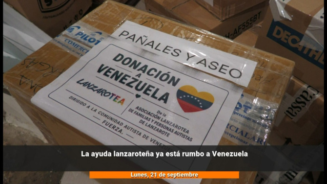 La ayuda lanzaroteña ya está rumbo a Venezuela