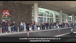 La posible solución del problema de los taxis en el aeropuerto de Lanzarote La posible solución del problema de los taxis en el aeropuerto de Lanzarote