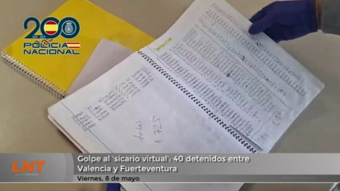 Golpe al 'sicario virtual': 40 detenidos entre Valencia y Fuerteventura
