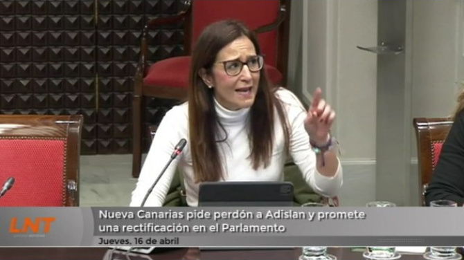 Nueva Canarias pide perdón a Adislan y promete una rectificación en el Parlamento