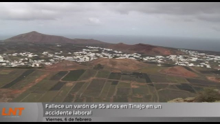 Fallece un varón de 55 años en Tinajo en un accidente laboral