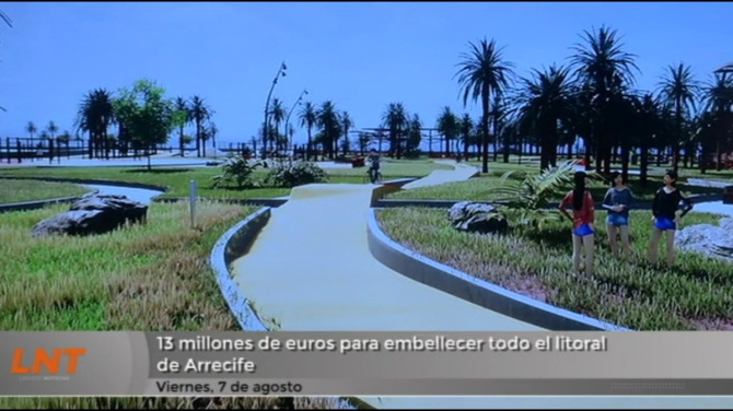 13 millones de euros para embellecer todo el litoral de Arrecife 13 millones de euros para embellecer todo el litoral de Arrecife