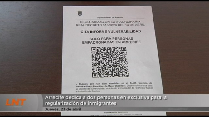 Arrecife dedica a dos personas en exclusiva para la regularización de inmigrantes
