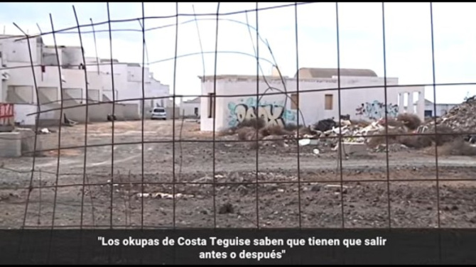 Los 'okupas' de Costa Teguise ya saben que tienen que salir antes o después