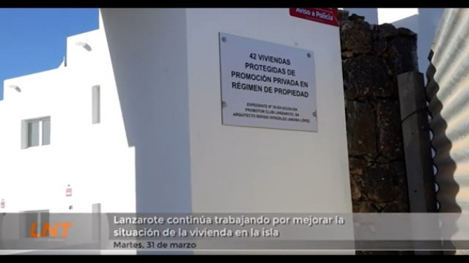Lanzarote continúa trabajando por mejorar la situación de la vivienda en la isla