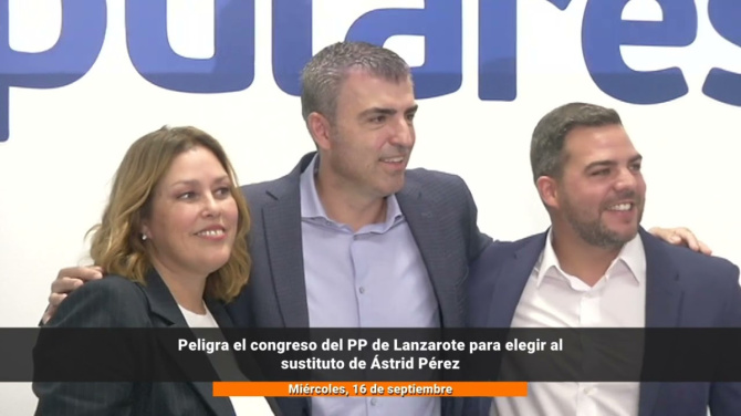 Peligra el Congreso del PP de Lanzarote para elegir al sustituto de Astrid Pérez